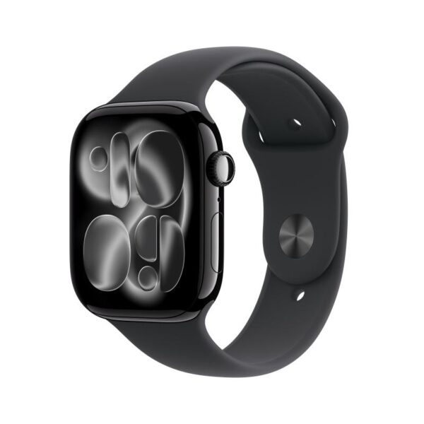 Apple Watch Series 11 GPS 46mm Jet Black Aluminium Case with Black Sport Band – M/L - Laptop, Tablete & Telefoane