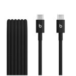 Beats USB-C to USB-C Woven Cables (1.5 m) - Bolt Black (2-Pack)