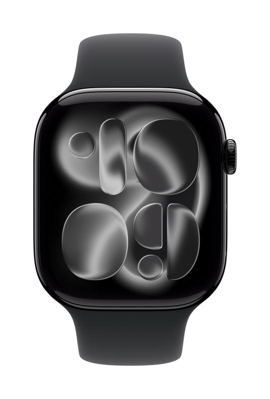 Curea pentru Apple Watch 46mm Black Sport Band – S/M - Bratari fitness