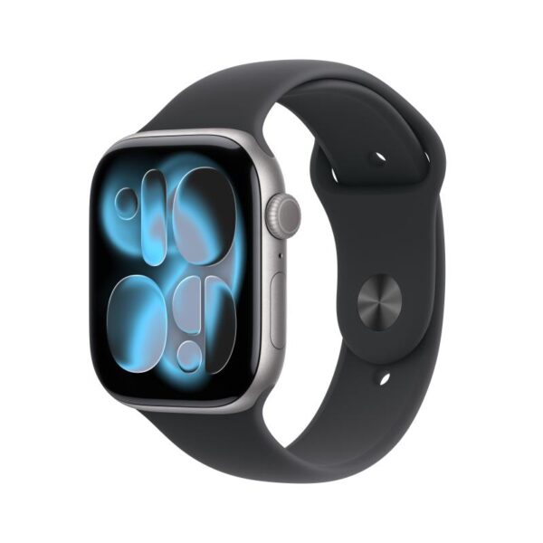 Apple Watch Series 11 GPS + Cellular 46mm Space Grey Aluminium Case with Black Sport Band – S/M - Laptop, Tablete & Telefoane