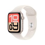 Apple Watch SE 3 GPS + Cellular 44mm Starlight Aluminium Case with Starlight Sport Band - M/L