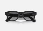 Ray-Ban Meta Wayfarer AI Glasses Matte Black/Polar Gradient Graphite - Gadgeturi - imaginea 5