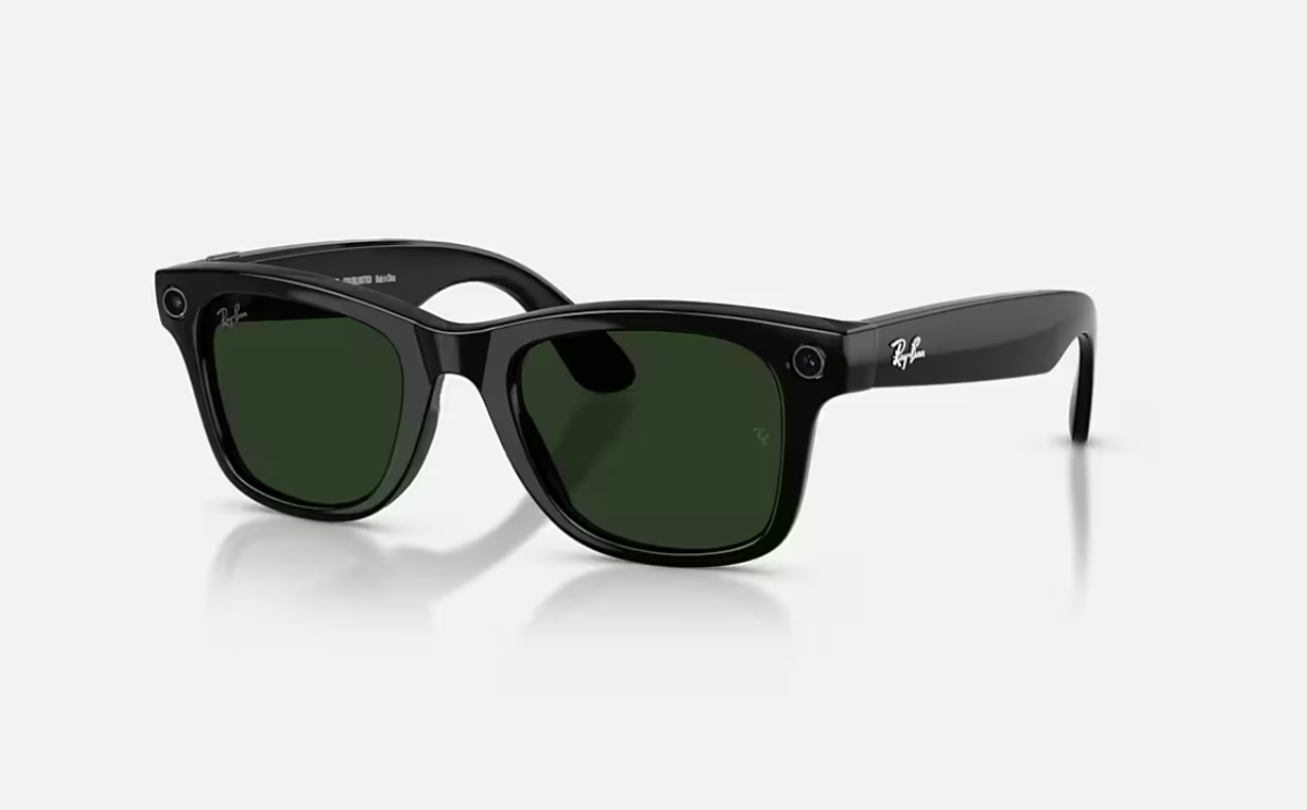 ORW4012 META WAYFARER High Bridge Fit - Shiny Black - Graphite Green Transitions® Gen 2 - imagine 2