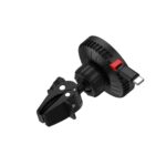 Lemontti Suport Auto MagSafe Magnetic cu incarcare wireless si cablu retractabil Type-C 1m, prindere ventilatie, Negru - Accesorii - imaginea 2
