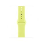 Curea pentru Apple Watch 42mm Neon Yellow Sport Band - S/M