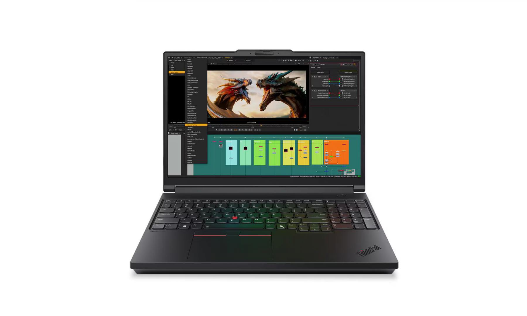 Laptop Workstation Lenovo ThinkPad P16 Gen 3, cu procesor Intel Core Ultra 9 275HX, 16'' IPS, 64 GB DDR5, 1 TB, NVIDIA RTX PRO 4000, 16GB GDDR7, Windows 11 Pro, 3 ani Garantie