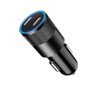 Incarcator Auto Lemontti LEMIAFCPDN, 60W, 2 porturi, Negru