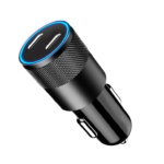 Incarcator Auto Lemontti LEMIAFCPDN, 60W, 2 porturi, Negru