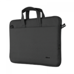 Geanta laptop TRUST Bologna, Negru, 2 ani Garantie - imagine 2