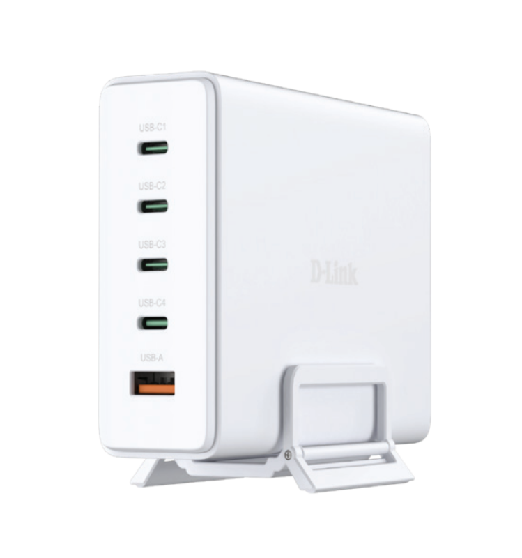 Incarcator Retea D-Link 240W GaN Charger, peste 81W, 4 porturi, Alb - Incarcatoare telefoane