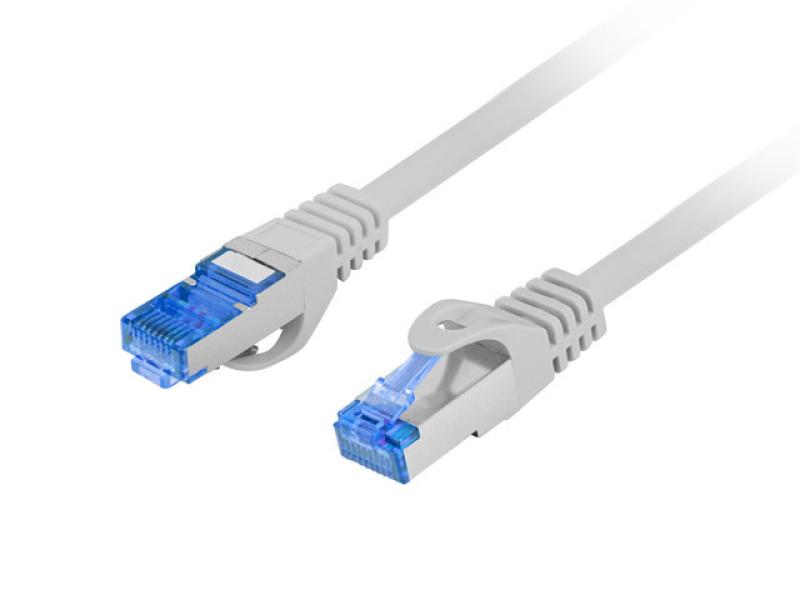 Patch cord Cat.6A S/FTP LSZH CCA 3 m gri, Fluke Passed
