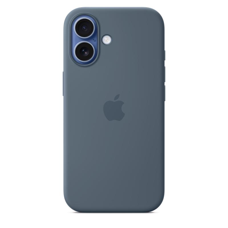 iPhone 17 Silicone Case with MagSafe - Anchor Blue