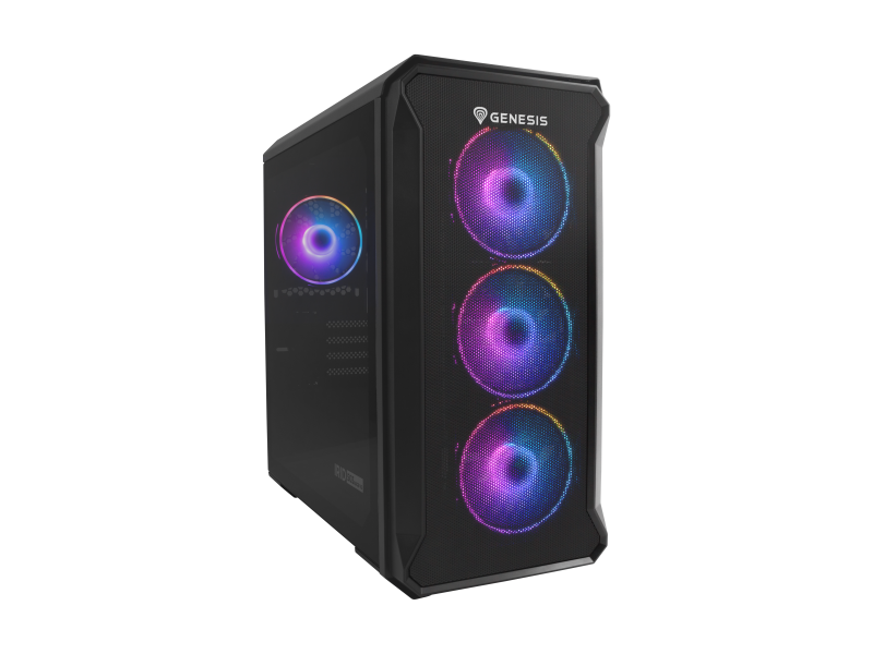 Carcasa GENESIS Irid 503 ARGB, Mini Tower, Black - Carcase