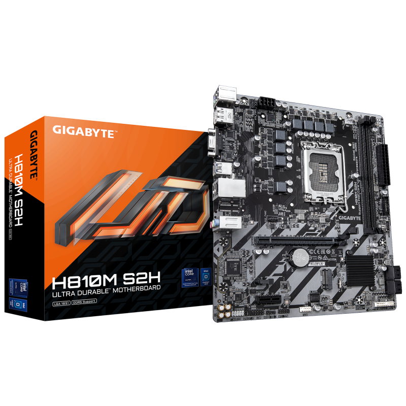 Placa de baza Gigabyte H810M S2H, Socket 1851, DDR5, Micro-ATX - Componente PC