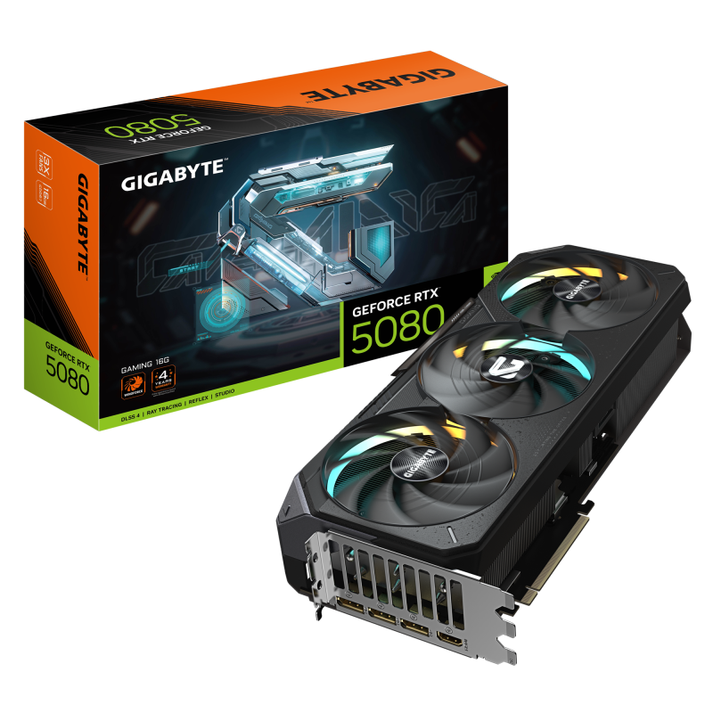 Placa video Gigabyte GeForce RTX 5080 GAMING, 16GB GDDR7, PCI Express 5.0, 256-bit - Componente PC