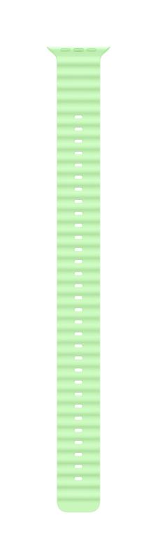 Curea pentru Apple Watch 49mm Neon Green Ocean Band Extension - Black Titanium Finish