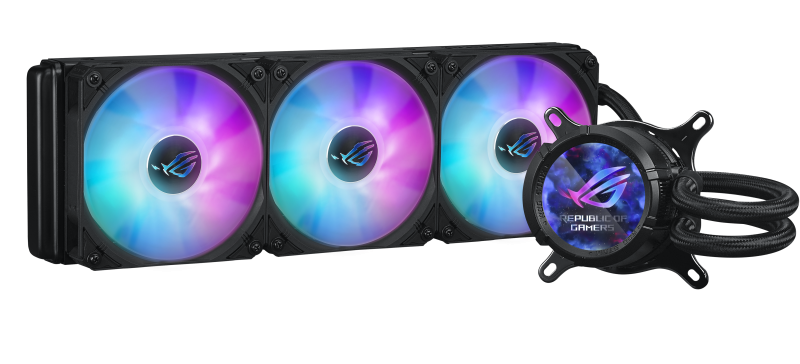 Cooler Procesor ASUS ROG STRIX LC III 360 ARGB, Lichid, 12 cm, 3 ventilatoare, aRGB - Componente PC