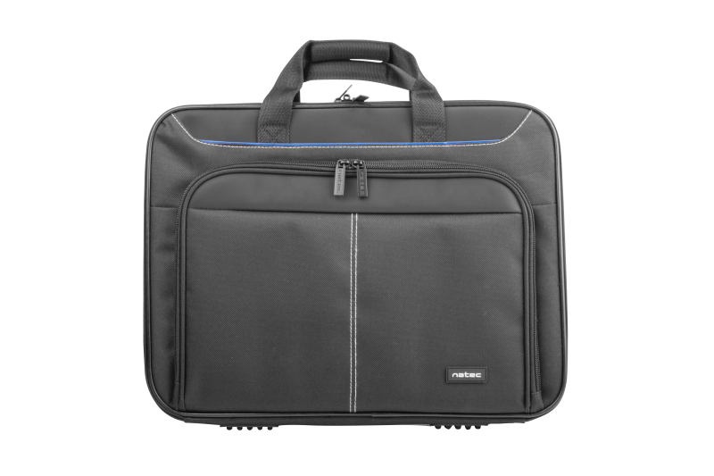 Geanta laptop Natec Doberman, compatibilitate dimensiune laptop 17.3″, 2 compartimente, material Polyester 600D, negru - Genti laptop