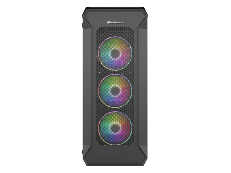 Carcasa GENESIS Irid 505 ARGB, RGB, Mid Tower, Black