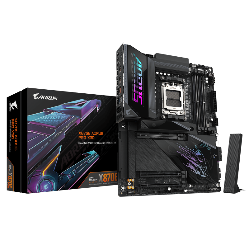 Placa de baza Gigabyte X870E AORUS PRO X3D, Socket AM5, DDR5, ATX - Componente PC