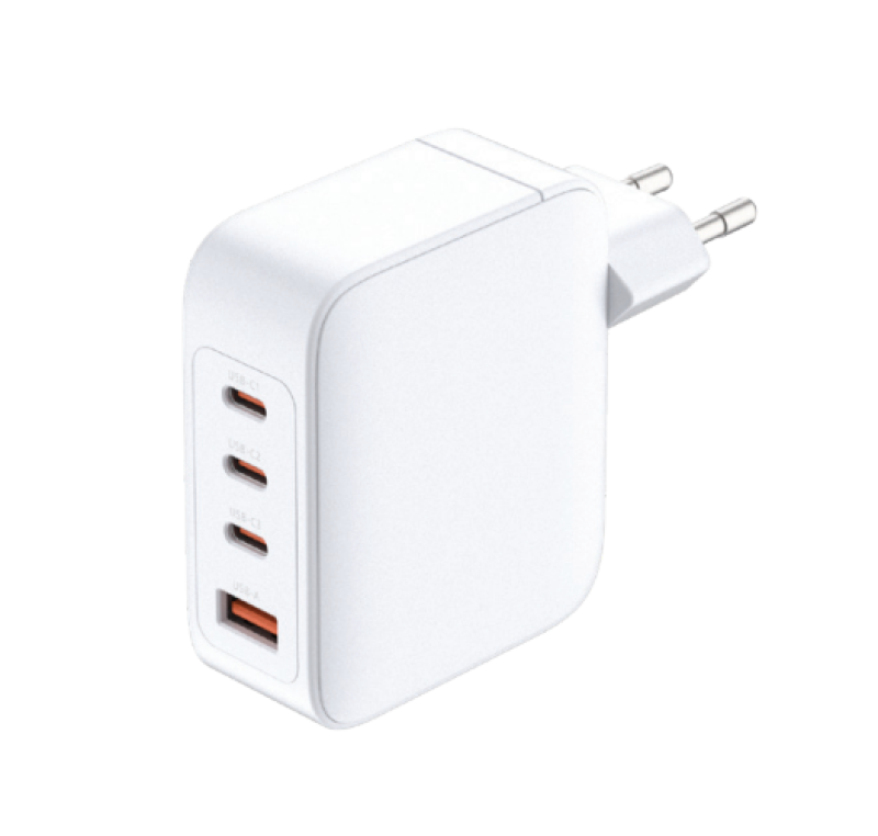 Incarcator Retea D-Link 140W GaN Charger, 140 W, 3 porturi, Alb