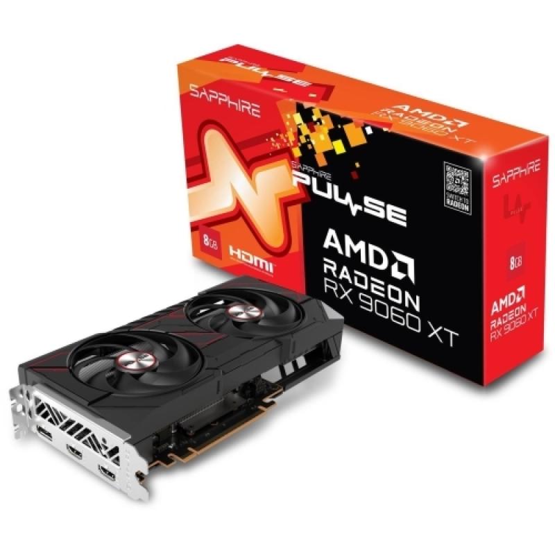 Placa video SAPPHIRE PULSE Radeon RX 9060 XT, 8GB GDDR6, PCI Express 5.0, 128-bit