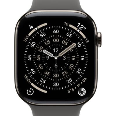 Curea pentru Apple Watch 46mm Stone Gray Sport Band – S/M - Bratari fitness