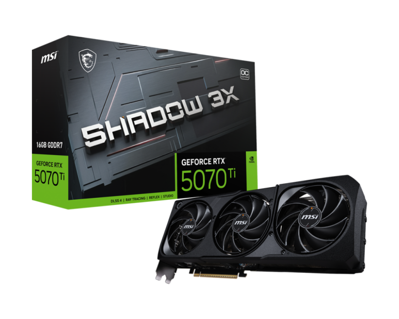 Placa video MSI GeForce RTX 5070 TI, 16GB GDDR7, PCI Express 5.0, 256-bit - Componente PC