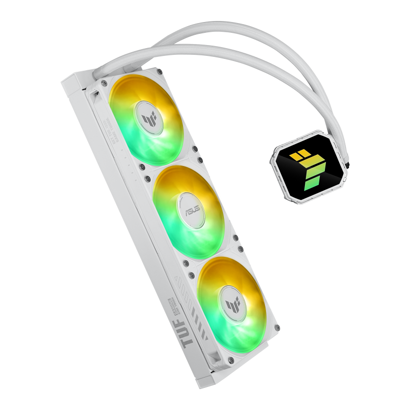Cooler Procesor ASUS TUF Gaming LC III 360 ARGB White Edition, Lichid, 12 cm, aRGB - Componente PC