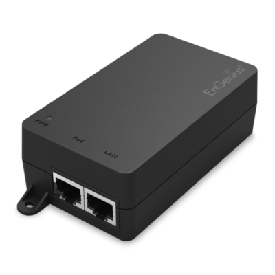 Adaptor POE EnGenius Indoor, 1 port GbE 110~240VAC-in proprietary 54V/0.6A-out (Pin4-5:54V/pin7-8:return), capacitate 100m - Accesorii switch-uri