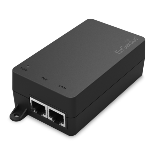 Adaptor POE EnGenius Indoor, 1 port GbE 110~240VAC-in proprietary 54V/0.6A-out (Pin4-5:54V/pin7-8:return), capacitate 100m - Accesorii switch-uri