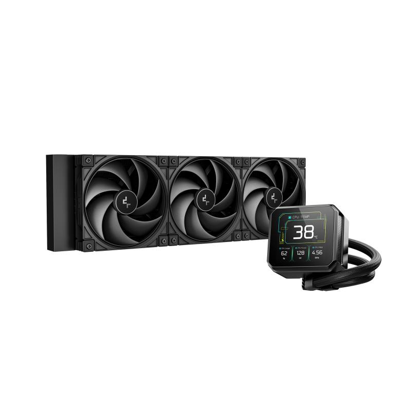 Cooler Procesor DeepCool Spartacus 360, Lichid, 12 cm, 3 ventilatoare, aRGB - Componente PC