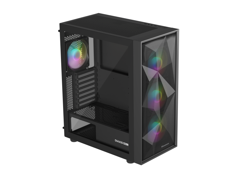 Carcasa GENESIS Diaxid 605 ARGB, Mid Tower, Black