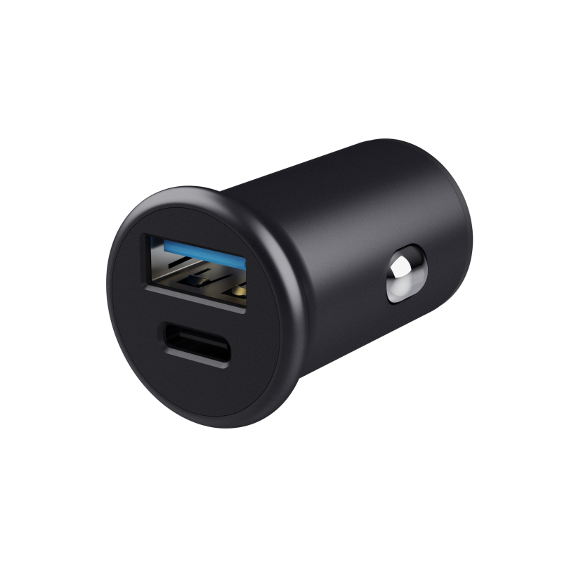 Incarcator Auto Trust Maxo, 38W, 2 porturi, Negru