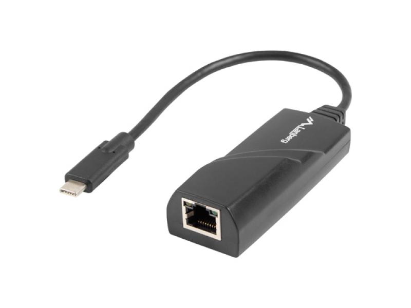 Adaptor rețea USB-C 3.1 RJ45 1x RJ45 1 Gb, cu cablu - Cabluri periferice