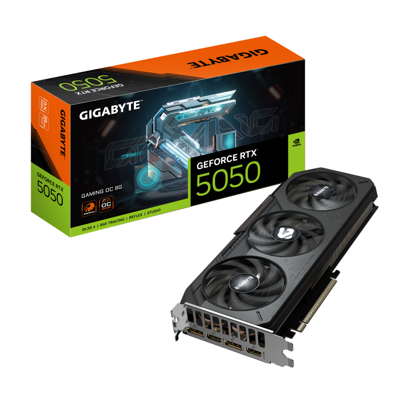 Placa video Gigabyte GeForce RTX 5050 GAMING OC, 8GB GDDR6, PCI Express 5.0, 128-bit - Componente PC