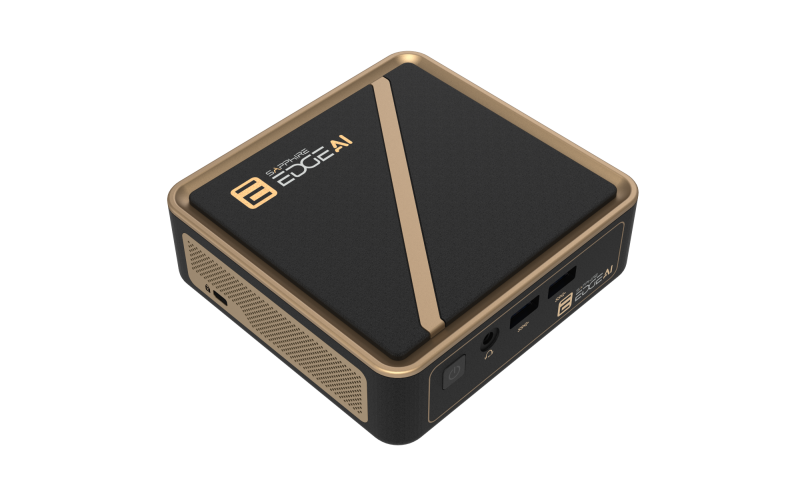 Desktop Consumer SAPPHIRE EDGE AI 350 cu procesor Nvidia Ryzen AI 7 350 pana la 5 GHz, N/A DDR5, 860M, Fara OS, Black, 2 ani Garantie