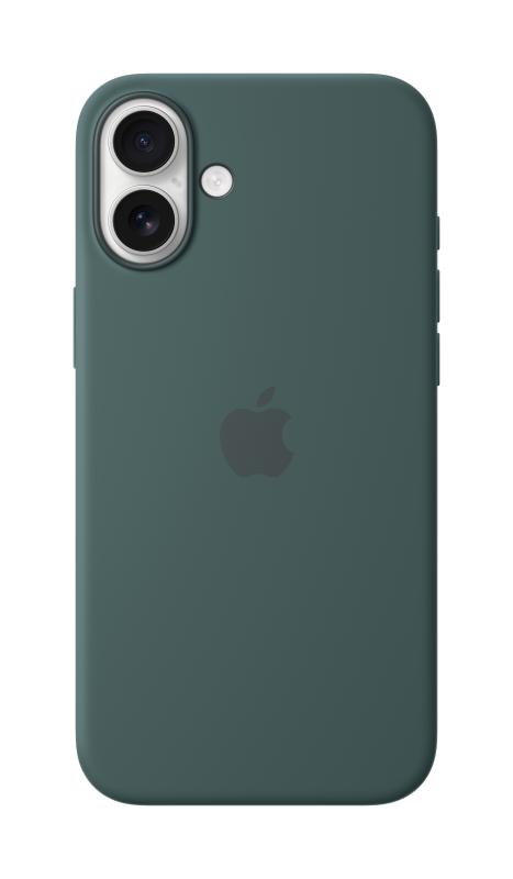 iPhone 16 Plus Silicone Case with MagSafe – Lake Green - Accesorii