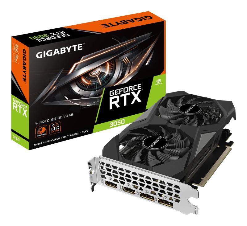 Placa video Gigabyte GeForce RTX 3050, 6GB GDDR6, PCI Express 4.0, 96bit