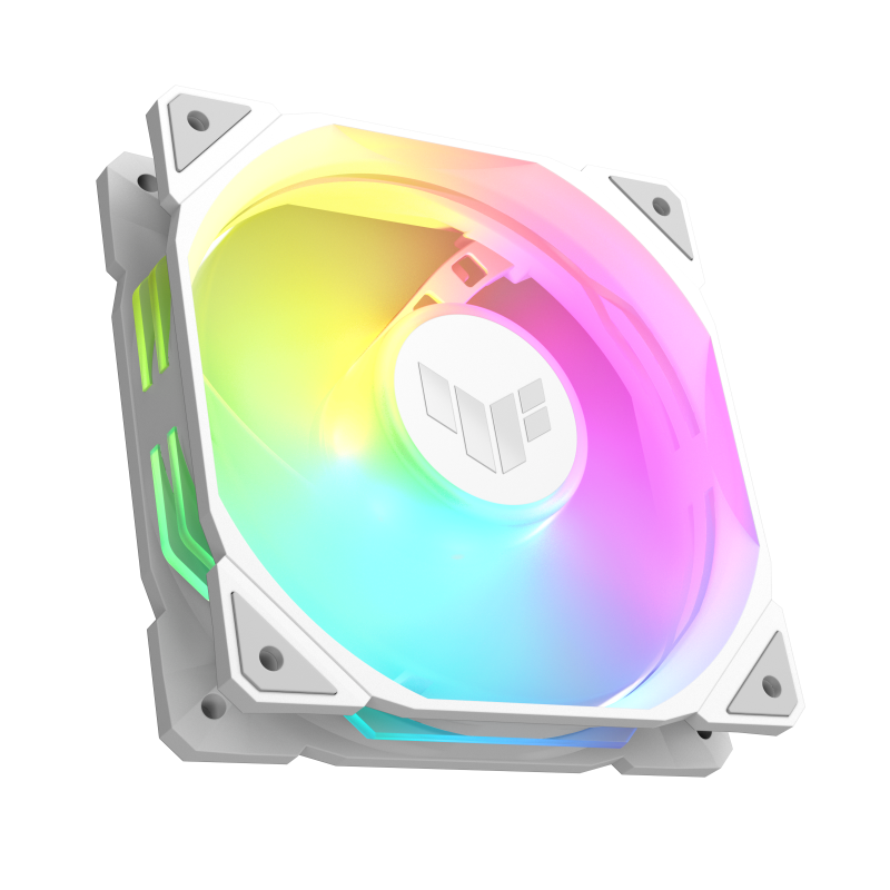Ventilator Carcasa ASUS TUF GAMING TR120 ARGB 3IN1 White, 12 cm, 2000 RPM, 3 ventilatoare, RGB - Componente PC
