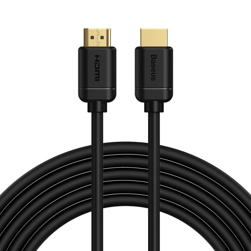 Cablu Baseus HD Series, HDMI-HDMI, rezolutie 4K UHD (3840 x 2160) la 60 Hz, lungime 2m, negru