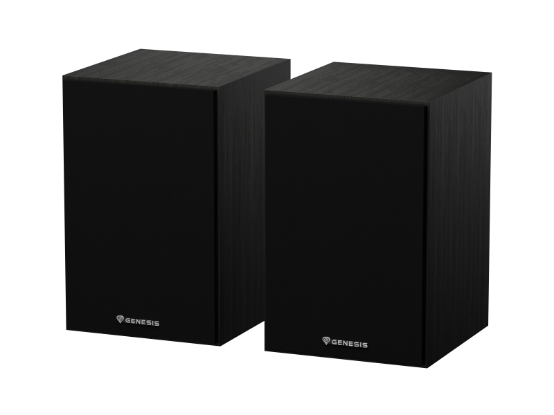 Boxe Genesis Arsen 302BT 2.0, putere RMS 10W x 2, frecventa raspusn 60 - 20000 Hz, material MDF, negru