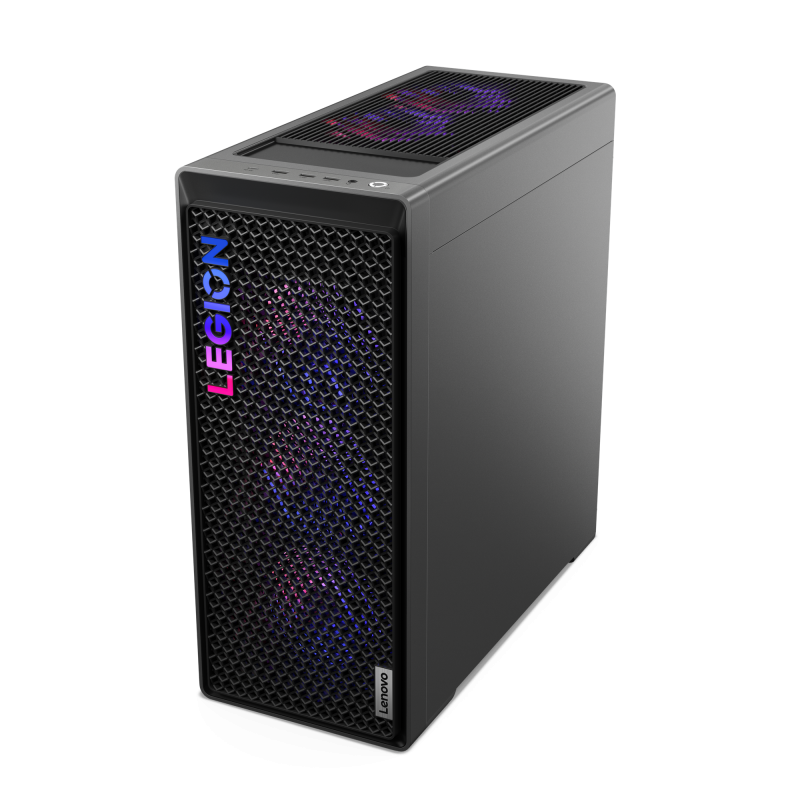 Desktop Gaming Lenovo Legion T7 34IAS10 cu procesor Intel Core Ultra 7 270K Plus pana la 5.5 GHz, 32 GB DDR5, 1TB SSD, RTX 5070 Ti, Fara OS, Black, 3 ani Garantie - Desktop PC