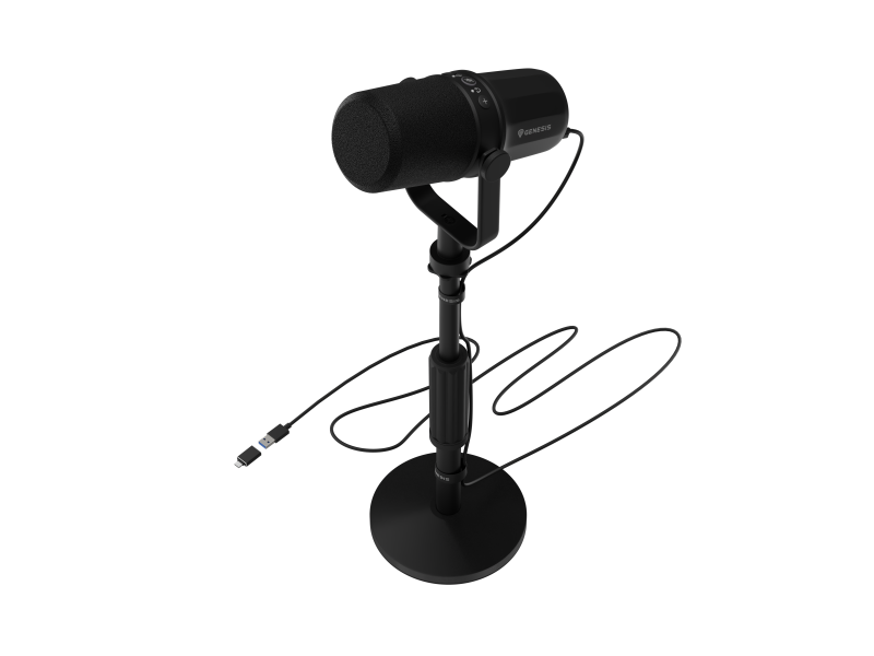 Microfon Genesis Radium 750D, tip Cardioid, USB - Microfoane