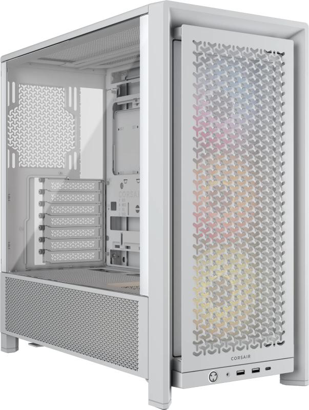 Carcasa CORSAIR FRAME 4000D RS ARGB, Mid Tower, White - Carcase