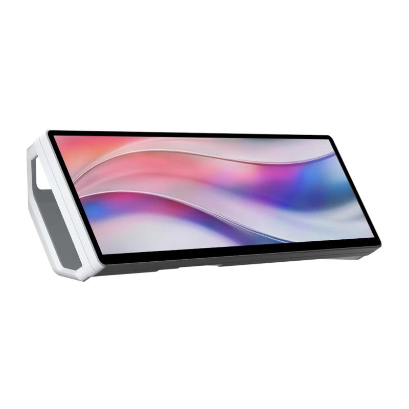 Monitor Commercial CORSAIR XENEON EDGE, 14.5″, 2560 x 720 pixeli, Touchscreen, White - Desktop PC & Monitoare