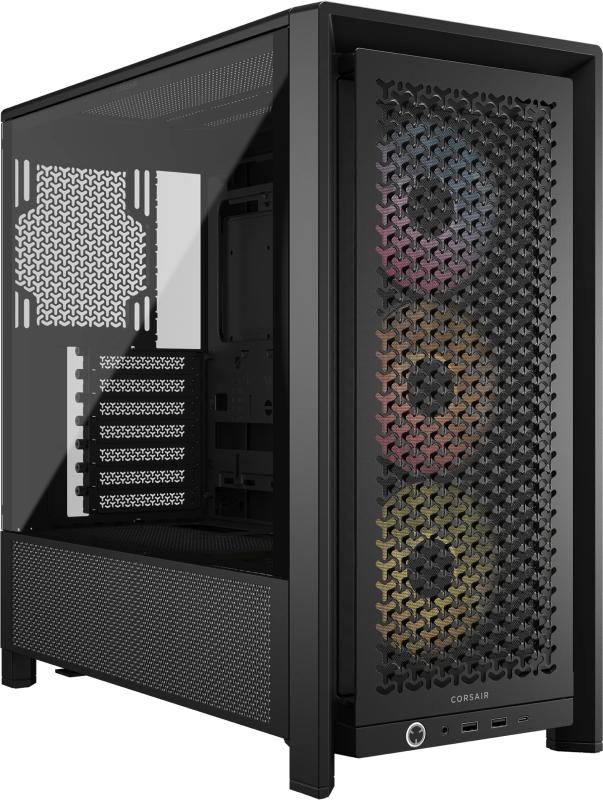 Carcasa CORSAIR FRAME 4000D RS ARGB, Mid Tower, Black - Carcase