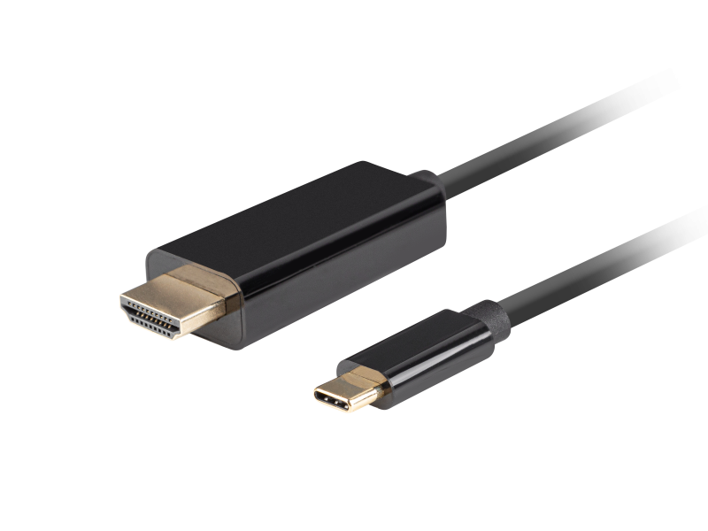 Cablu USB-C(M)  HDMI(M) 1,8 m 4K 60Hz negru