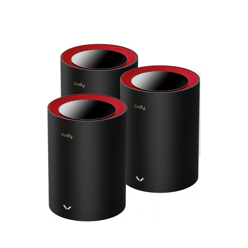 Router wireless CUDY M3000 3-Pack, WIFI 6, Mesh, Dual Band - PC, Periferice & Software