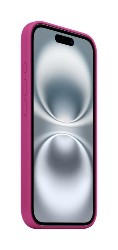 iPhone 16 Silicone Case with MagSafe - Fuchsia